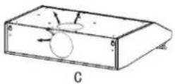 Orbegozo ST 07160 D BL - Adjusting the air absorption - 2