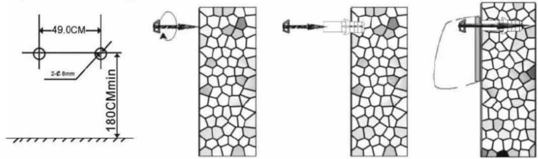 Orbegozo SP 6000 - COMO FIXAR A PAREDE - 1