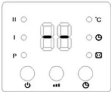 Orbegozo SP 6000 - Control panel operation - 2