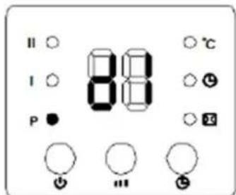 Orbegozo SP 6000 - Control panel operation - 9