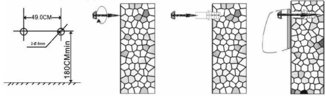 Orbegozo SP 6000 - INSTALLATION ON THE WALL - 2