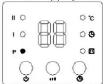 Orbegozo SP 6000 - Control panel operation - 8