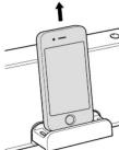 SONY RDPT50iP - Pour retirer un iPod - 1