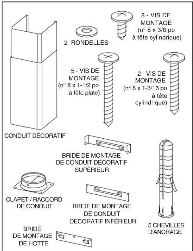 BROAN B5336SS - PREPARATION DE LA HOTTE - 1