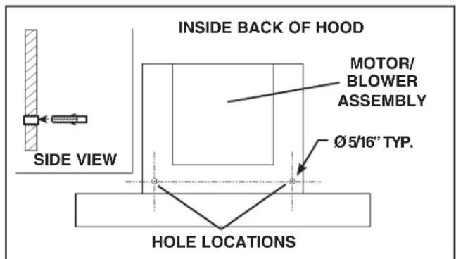 BROAN B5336SS - INSTALL THE HOOD (Horizontally Ducted Hoods Only) - 2