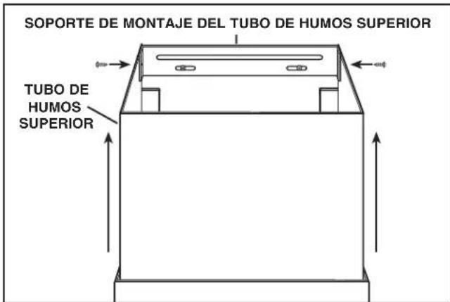 BROAN B5336SS - INSTALE LA CAMPANA (sólo para campanas con conductos verticales) - 4
