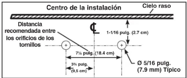 BROAN B5336SS - INSTALE EL SOPORTE DE MONTAJE DEL TUBO DE HUMOS SUPERIOR - 1