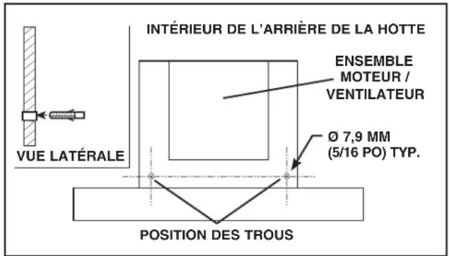 BROAN B5336SS - INSTALLATION DE LA HOTTE (hotte à conduits verticaux seulement) - 3