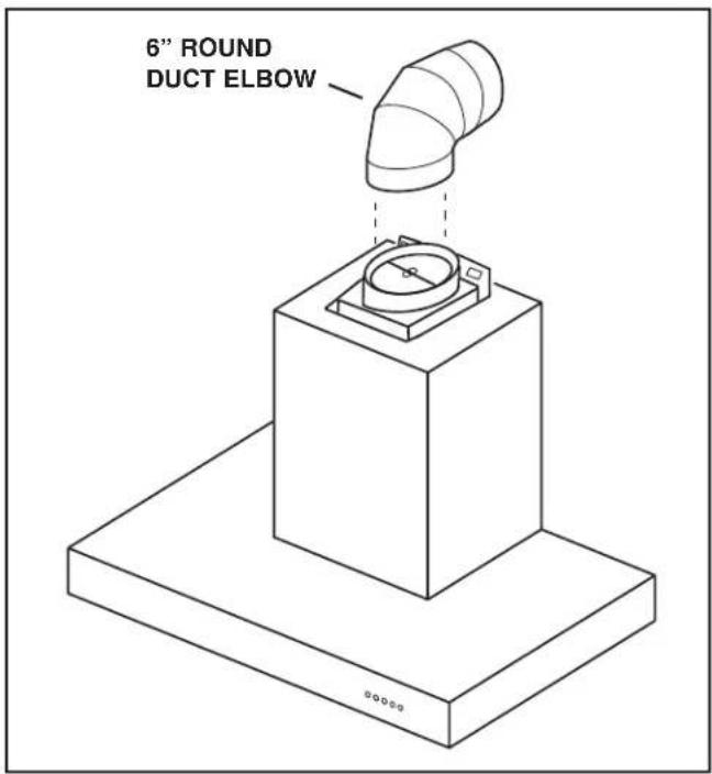 BROAN B5336SS - INSTALL THE HOOD (Horizontally Ducted Hoods Only) - 3
