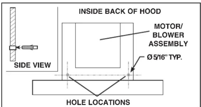 BROAN B5336SS - INSTALL THE HOOD (Non-Ducted Hoods Only) - 5