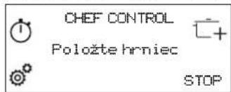 WHIRLPOOL SMP 658CBTIXL - Na aktivovanie funkcie Chef Control stlacte: - 2