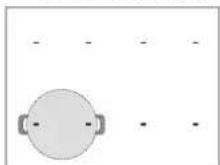 WHIRLPOOL SMP 658CBTIXL - Aktywacja pol grzejnych: - 1
