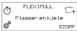 WHIRLPOOL SMP 658CBTIXL - For a aktivere Flexifull (Fleksifull)-funksjonen: - 2