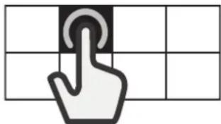 WHIRLPOOL SMP 658CBTIXL - SELECTING THE COOKING ZONE - 1