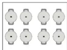 WHIRLPOOL SMP 658CBTIXL - Aktivace varnych zón: - 5