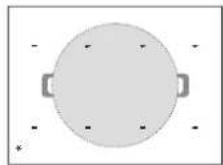 WHIRLPOOL SMP 658CBTIXL - Pentru a activa zonele de gatit: - 6