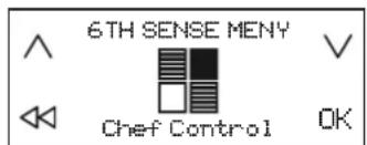 WHIRLPOOL SMP 658CBTIXL - For a aktivere Chef Control-funksjonen: - 1