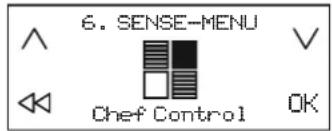 WHIRLPOOL SMP 658CBTIXL - Aktivering af Funktionen Chef Control: - 1