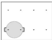 WHIRLPOOL SMP 658CBTIXL - To activate the cooking zones: - 1