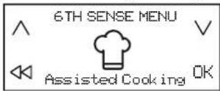 WHIRLPOOL SMP 658CBTIXL - "Assisted Cooking" (Abistav toiduvalmistamine) funktsooni aktiveerimiseks tehke jargmist: - 1