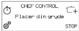 WHIRLPOOL SMP 658CBTIXL - Aktivering af Funktionen Chef Control: - 2