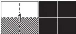 WHIRLPOOL SMP 658CBTIXL - Rozdelenie flexibilnej plochy: - 1