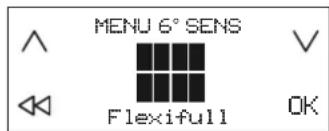 WHIRLPOOL SMP 658CBTIXL - Pour activer la fonction Flexifull: - 1