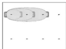 WHIRLPOOL SMP 658CBTIXL - Aktivace varnych zón: - 2