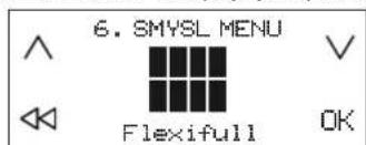 WHIRLPOOL SMP 658CBTIXL - Aktivace fungke Flexifull: - 1