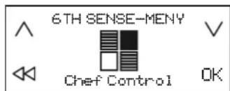 WHIRLPOOL SMP 658CBTIXL - For att aktivera Funktionen Chef Control: - 1