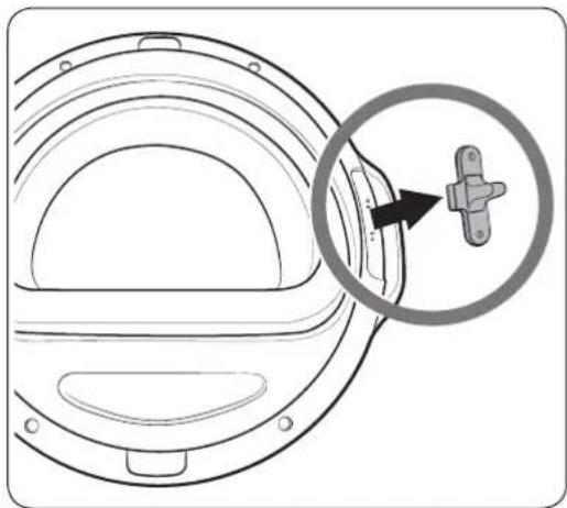 SAMSUNG DV22K6800EW - Changement de position de la porte - 5