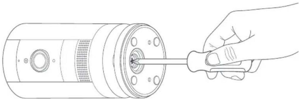 RING Stick Up Cam PlugIn - Fixation de la Stick Up Cam sur un mur : - 2