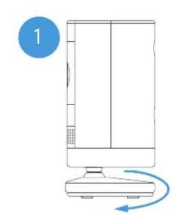 RING Stick Up Cam PlugIn - Installez les vis de sécurité (en option). - 2