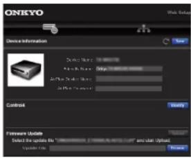 ONKYO TXNR797 - Commandes du menu - 1