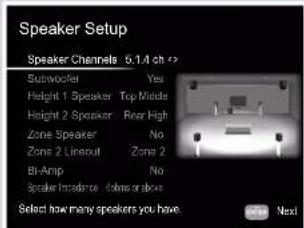ONKYO TXNR797 - Contents » Raccordements » Lecture » Configuration » - 4
