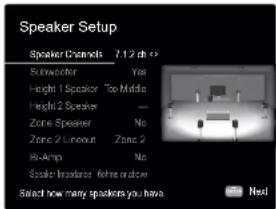 ONKYO TXNR797 - Speaker Setup - 1