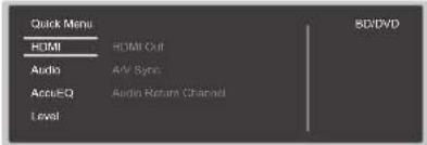 ONKYO TXNR797 - Commandes du menu - 2