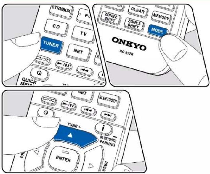 ONKYO TXNR797 - Syntonisation d'une station de radio - 1