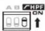QSC MPA80V - Trou de fixation sur bâti - 9