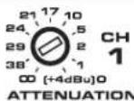 QSC MPA80V - Trou de fixation sur bâti - 16