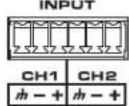 QSC MPA80V - Trou de fixation sur bâti - 11