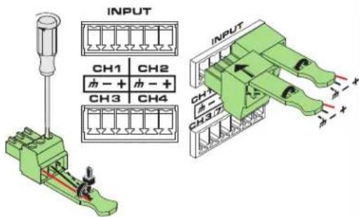 QSC MPA80V - Niveaux d'entrée - 1