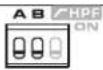 QSC MPA80V - Trou de fixation sur bâti - 3