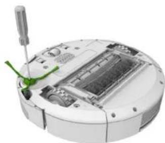 IROBOT Roomba 606 - Nettoyage de la brosse latérale - 1