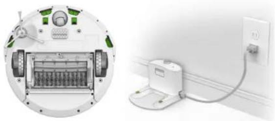 IROBOT Roomba 606 - Nettoyage des capteurs de vide et des contacts de chargement : - 1