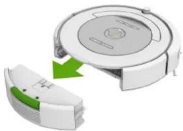 IROBOT Roomba 606 - Vidage du bac - 1