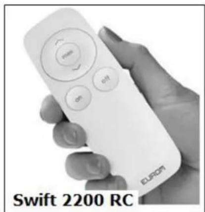 Eurom Swift 1800RC - Swift 1800 RC &amp; 2200 RCD - 3