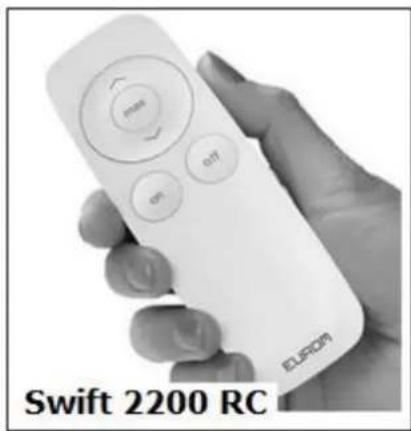 Eurom Swift 1800RC - Swift 1800 RC &amp; Swift 2200 RCD - 3