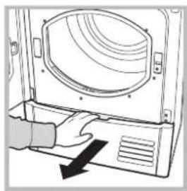 INDESIT IDCA 835 B (EU) - Condensor - Het is noodzakelijk het stof uit de condensor te halen doe dit elke week. - 1