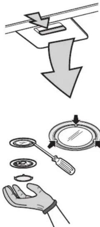 BAUKNECHT DDB 7760 IN - REPLACING HALOGEN LAMPS - 1